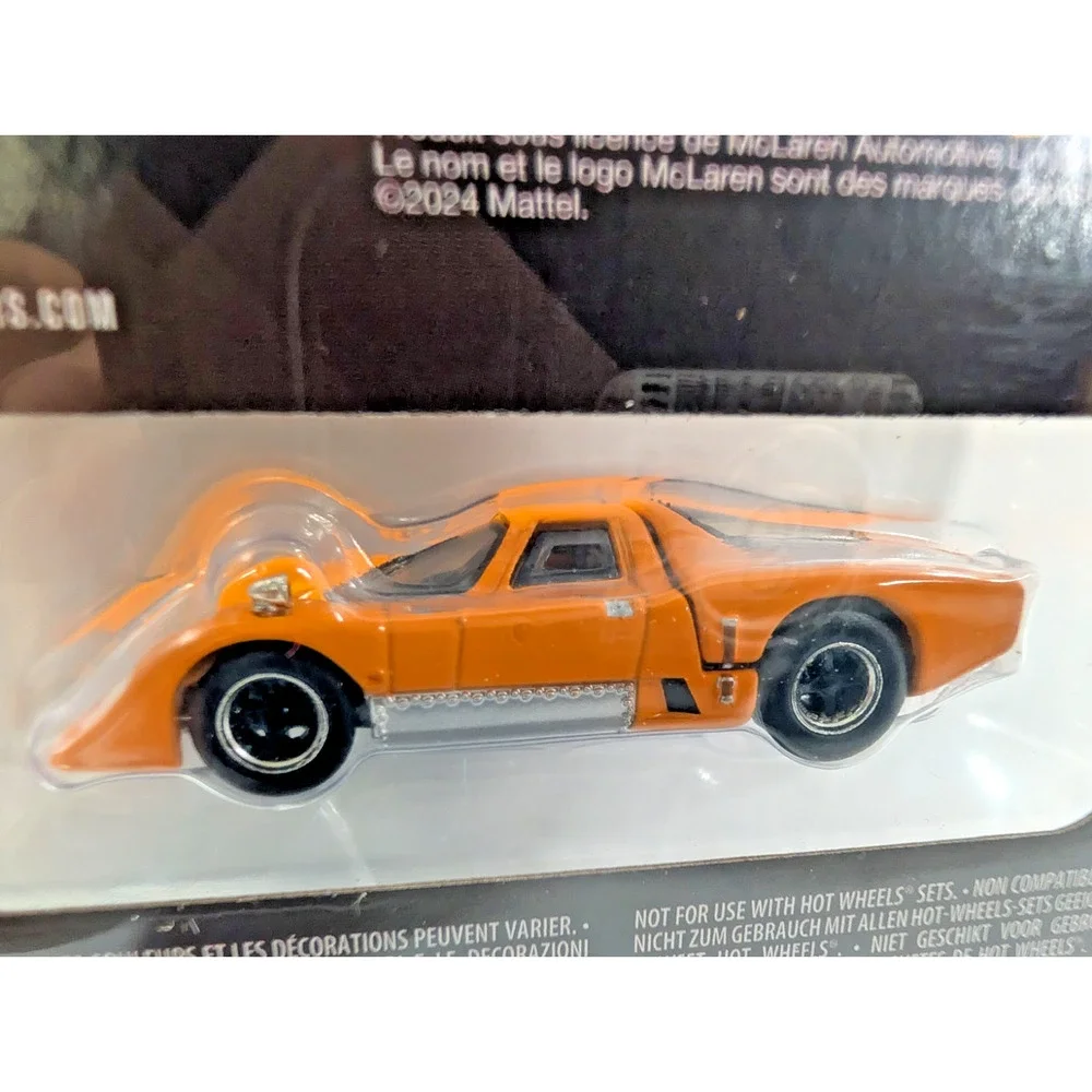 HOT WHEELS McLaren M6GT Orange Elite 64 HWG05 2025 Real Riders Metal NEW!
